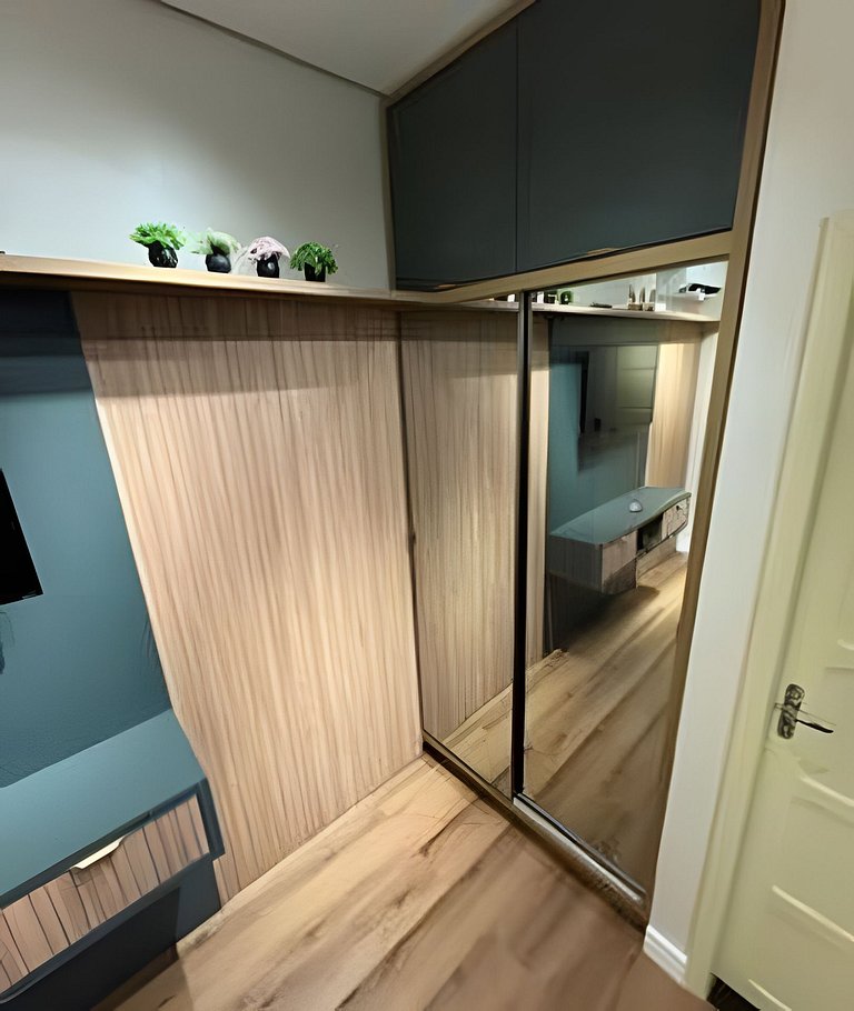 Studio Completo Novo - Ar Smart TV Cozinha Seguro
