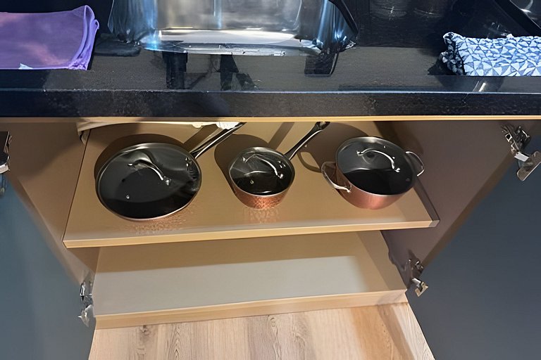 Studio Completo Novo - Ar Smart TV Cozinha Seguro
