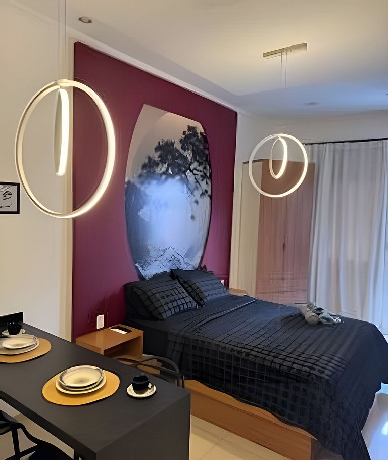 Studio Premium Centro Ar Smart Lavanderia PREMIUM