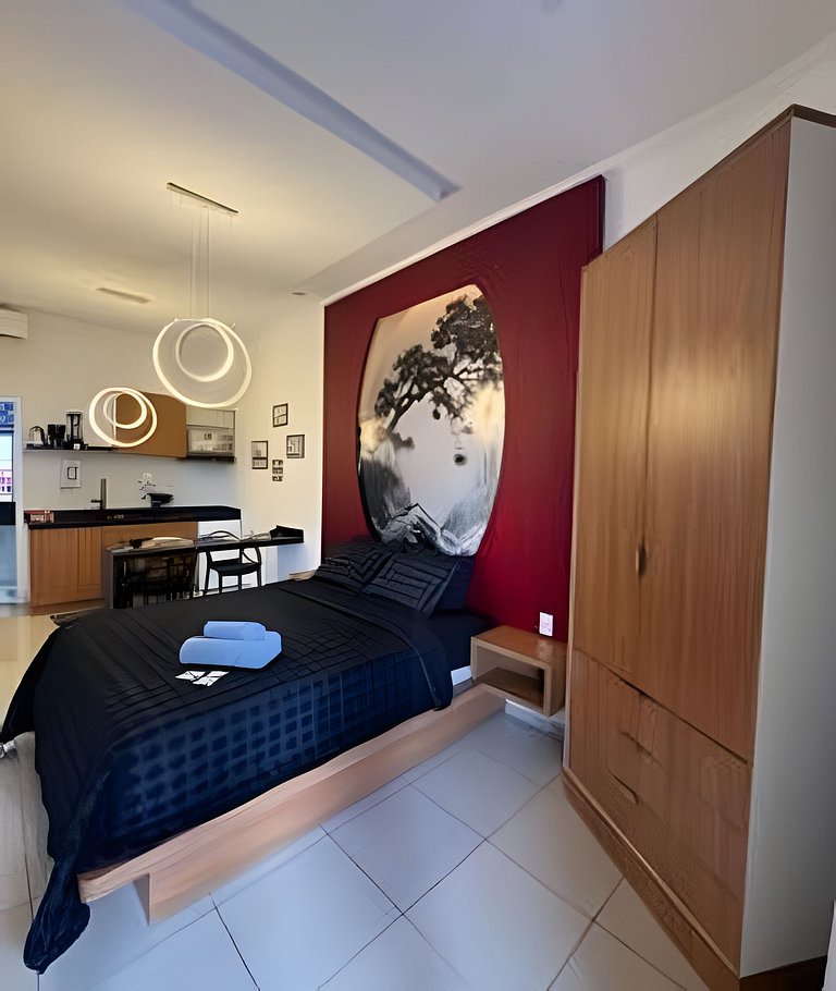 Studio Premium Centro Ar Smart Lavanderia PREMIUM