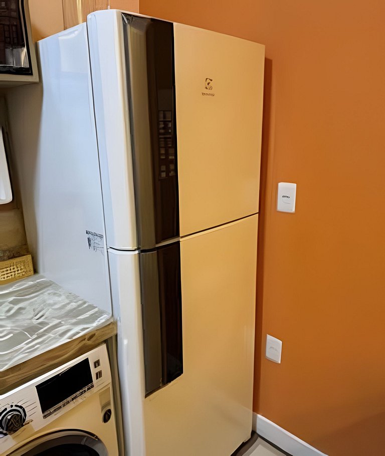 2 Quartos | Novo premium com ar, lava e seca.