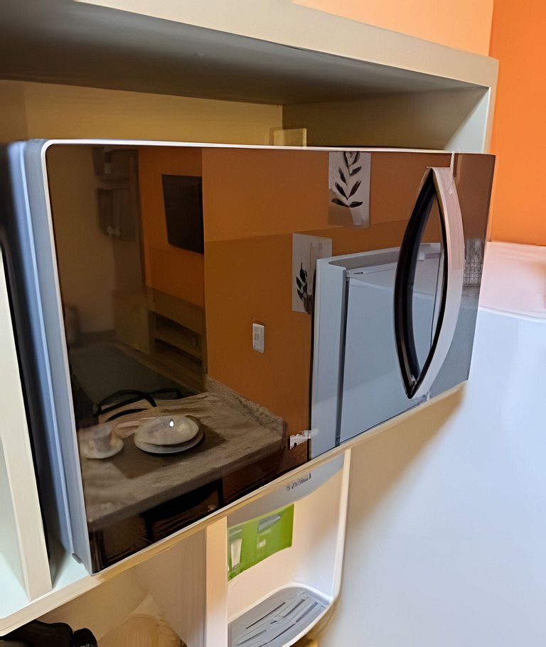 2 Quartos | Novo premium com ar, lava e seca.
