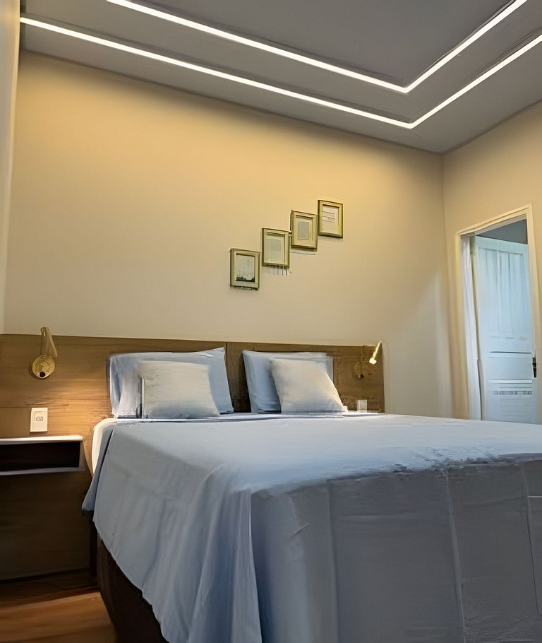 Apto Suite, Novo, Completo, Climatizado, Decoração