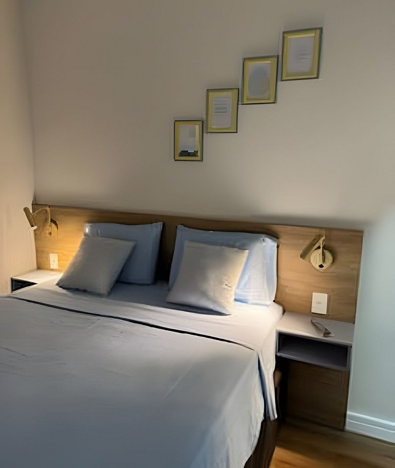 Apto Suite, Novo, Completo, Climatizado, Decoração