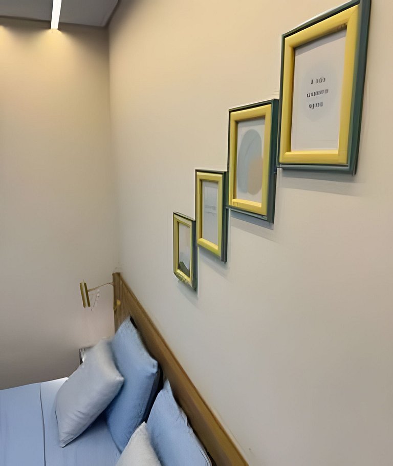Apto Suite, Novo, Completo, Climatizado, Decoração