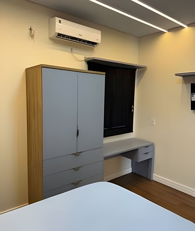Apto Suite, Novo, Completo, Climatizado, Decoração