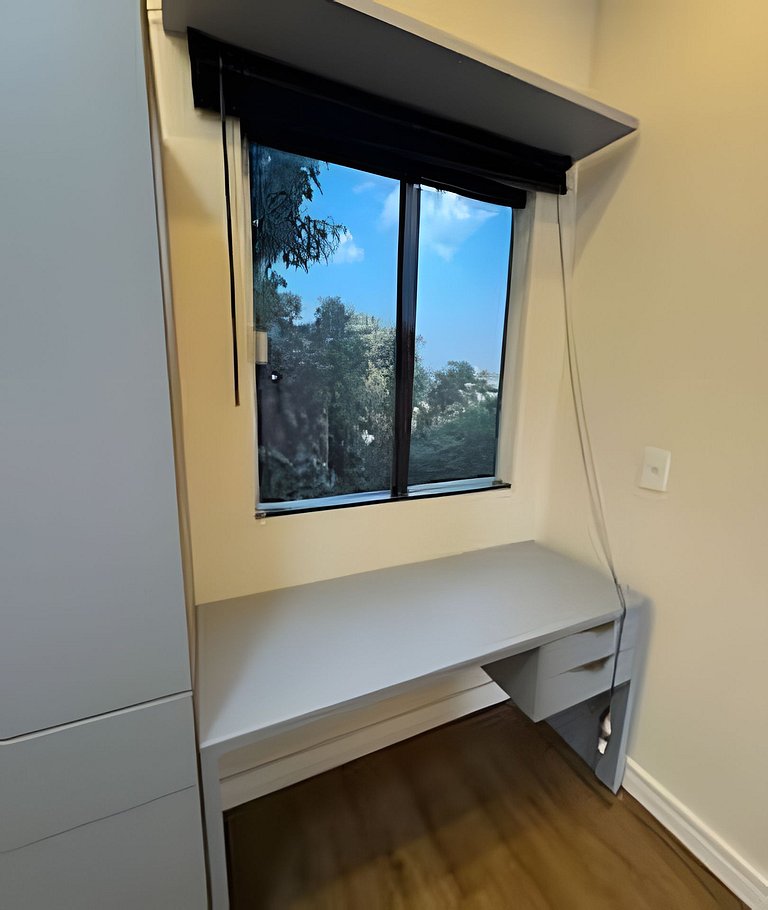 Apto Suite, Novo, Completo, Climatizado, Decoração