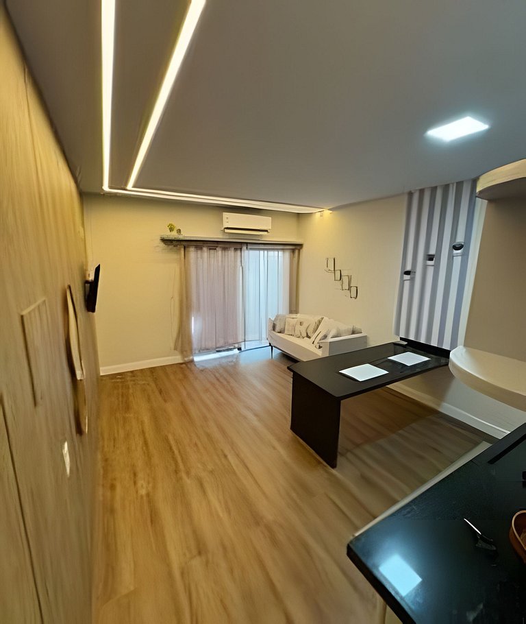 Apto Suite, Novo, Completo, Climatizado, Decoração