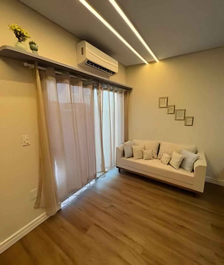 Apto Suite, Novo, Completo, Climatizado, Decoração