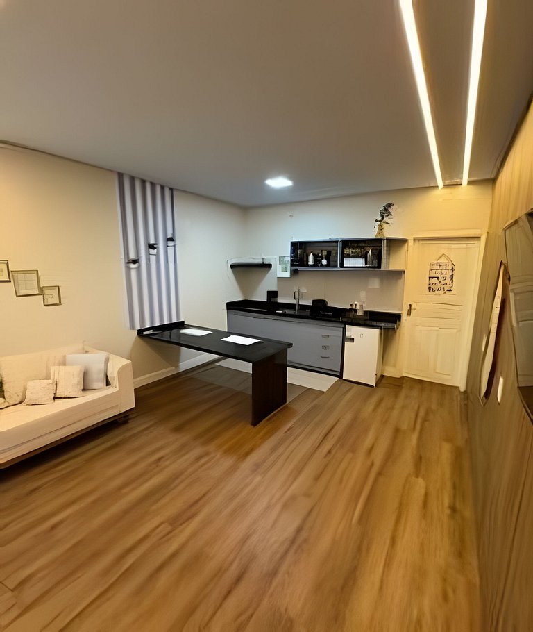 Apto Suite, Novo, Completo, Climatizado, Decoração