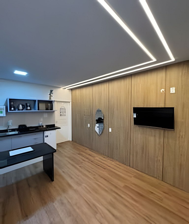 Apto Suite, Novo, Completo, Climatizado, Decoração