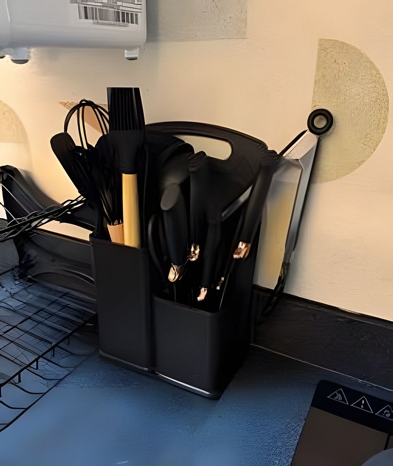 Apto Premium completo Climatizado com maq de lavar