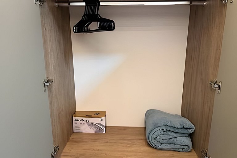 Apto Premium completo Climatizado com maq de lavar